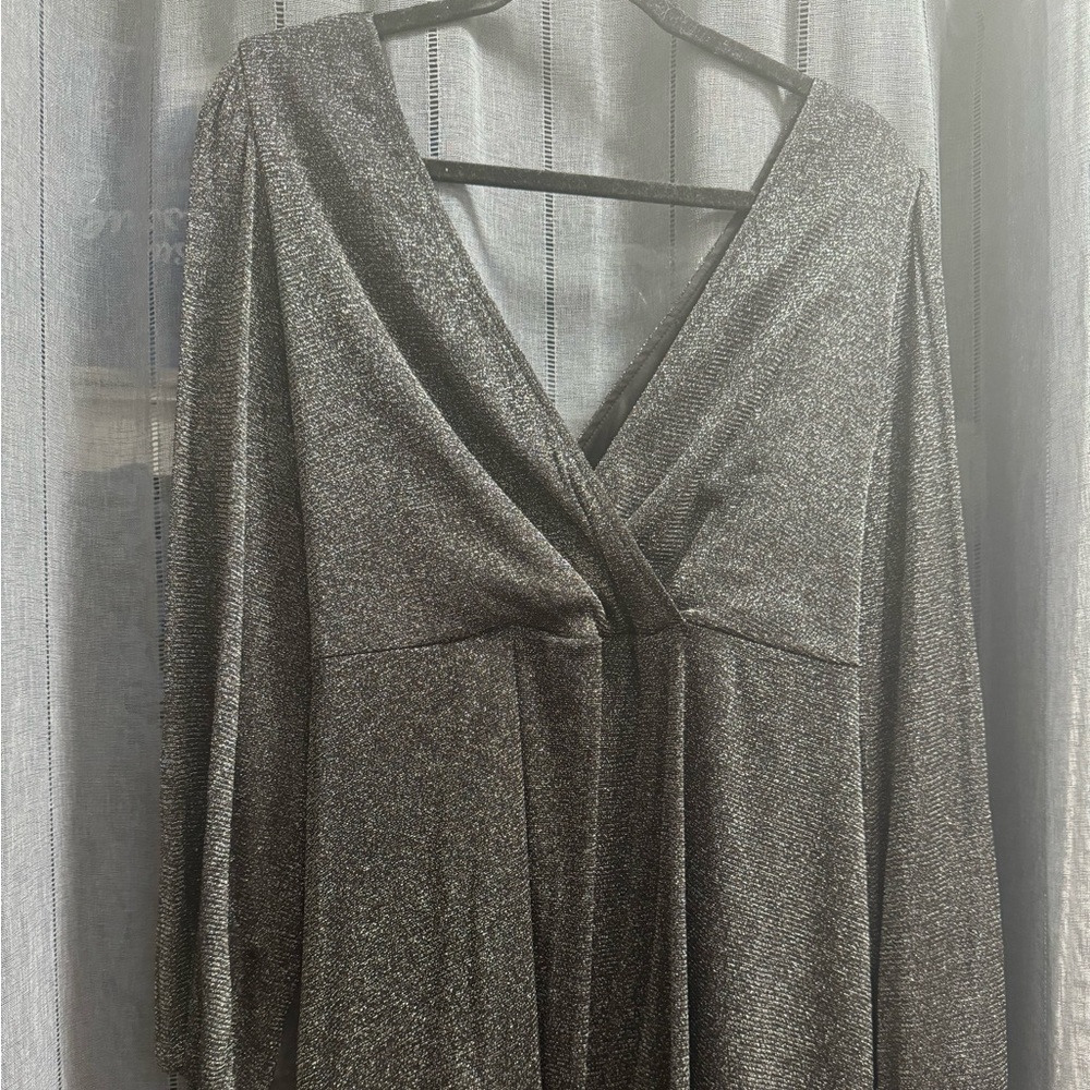 Torrid Silver Blouse